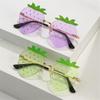 Street Snap Rave Party Christmas Decorations Eyewear Strawberry Sunglasses Sun Glasses