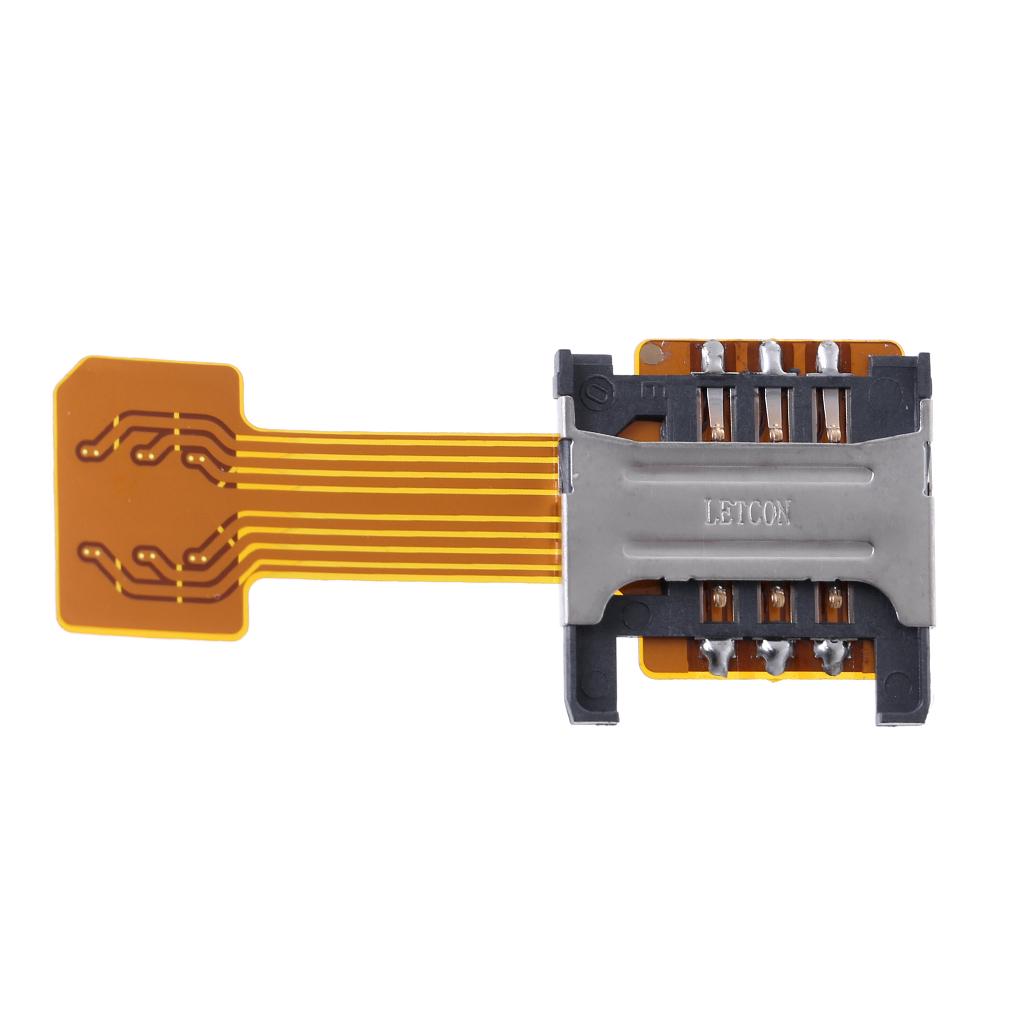 Гибридный адаптер Micro SD с двойной двойной SIM-картой для удлинителя телефона Android Nano Mic