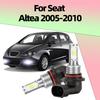 BEV1 2 шт. Светодиодные противотуманные фары для автомобиля Seat Altea 2005 2006 2007 2008 2009 2010 Безвентильные светодиодные лампы передних противотуманных фар Canbus 6000K Чипы CSP 3570