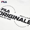 Fila Мужская вязаная футболка с коротким рукавом из чистого хлопка