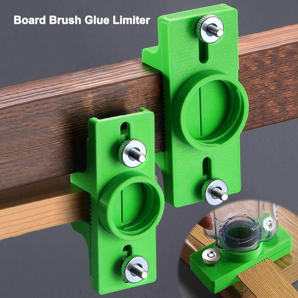 Woodworking Edge Banding Glue Applicator Multifunctional Adjustable Board Brush Glue Limiter Edge Sealing Tool