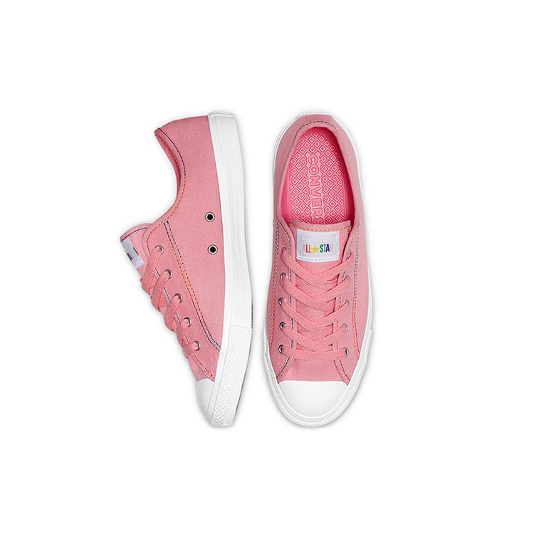 Converse Кеды Chuck Taylor All Star Dainty Rainbow Низкие Розовый/Белый Женские 564980C