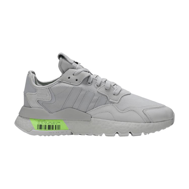 Мужские кроссовки adidas Nite Jogger Серый Один Серый Один/Серый Два/Сигнальный Зеленый