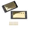 Yibuy Gold Double Coil Sealed Humbucker Pickup Set для электрогитары