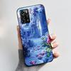 Casing For ZTE Blade A72 4G V40 Vita Phone Case Shell Aesthetic Cute Cat Astronaut Fashion Matte Black Protective Soft TPU Cover