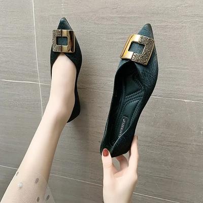 Женская обувь Офис Удобные женские туфли на плоской подошве Повседневная дешевая Ликвидация Быстрая доставка Весна Популярная со скидкой