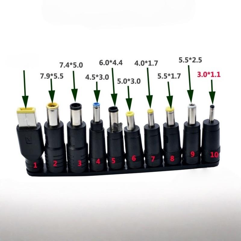 1/10/11 шт. Кабель-адаптер питания 100 Вт USB Type-C Универсальное зарядное устройство для ноутбука Зарядный порт для ноутбука