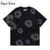 RogueWave American Fashion Streetwear Y2K Short-sleeved Comfortable Casual Top