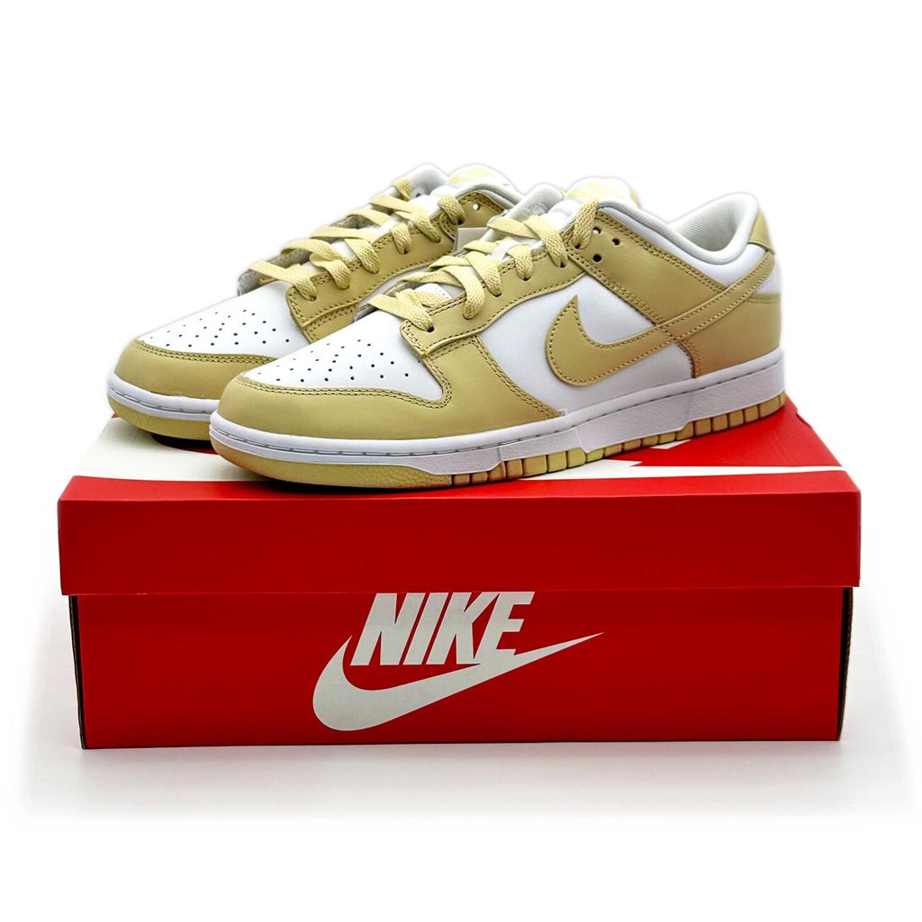 DV0833-100 Nike Dunk Low BTTYS Командное Золото Бежевый Коричневый Слоновая Кость Белый Кремовый
