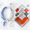 Women'S New Fashionable Atmosphere Simulation Silk Scarf Neck Protection Scarf Spring Summer Autumn Square Scarf