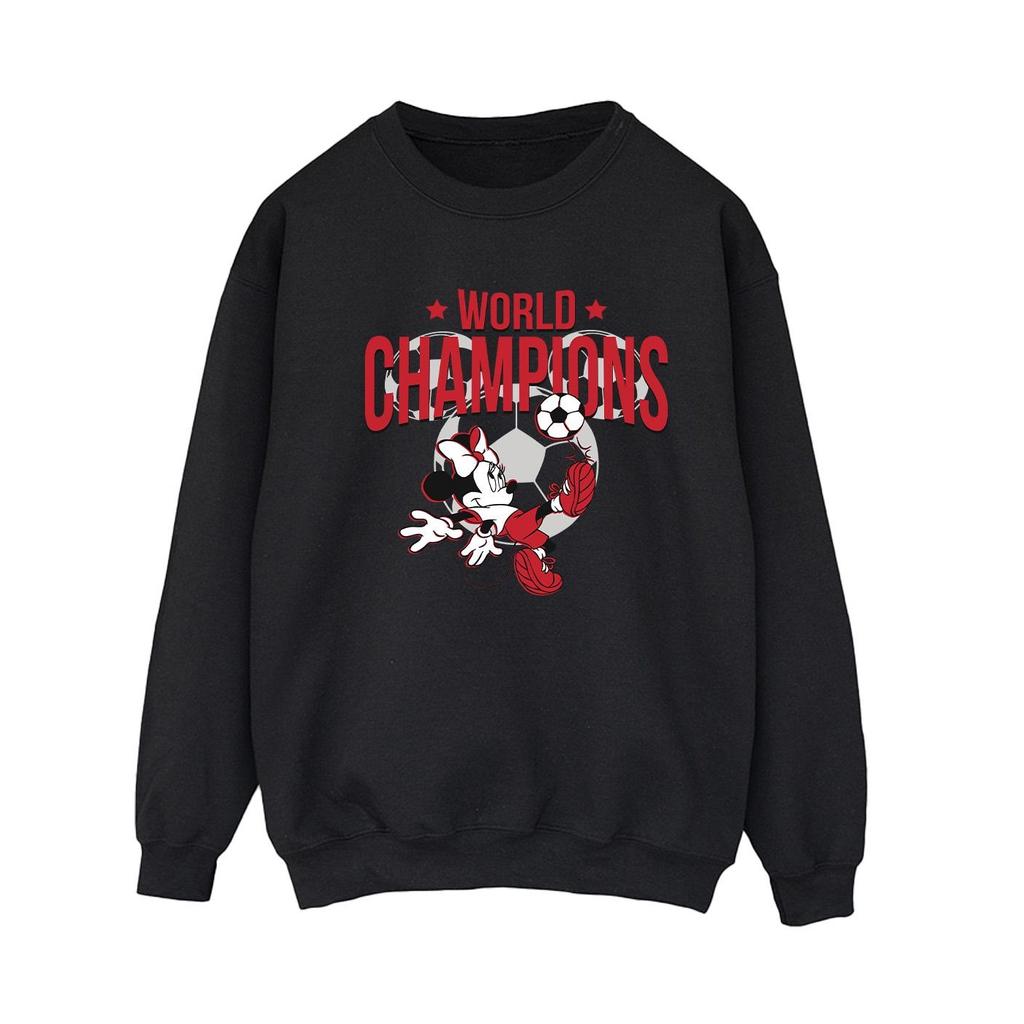 Disney Womens/Ladies Minnie Mouse World Champions Sweatshirt