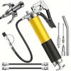 Набор инструментов для смазки маслом, профессиональный 8000 PSI Heavy Duty 14 Oz Grip Grease Tool Kit Heavy Duty Maintenance Tool