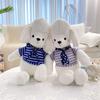 Adorable Plush Dog Toy With Scarf Charming Stuffed Animal For Kids Home Decor