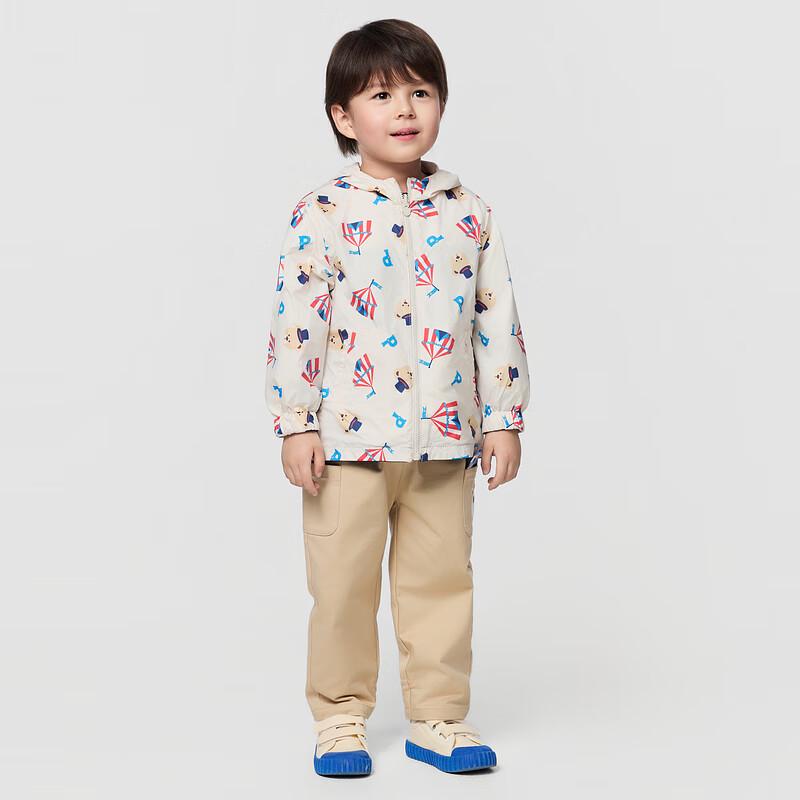 PawinPaw 3-in-1 Cartoon Bear Color-Block Kids' Jacket