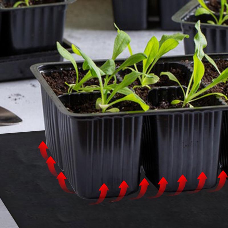 Мат для подогрева рассады Комнатные растения Проращивание Водонепроницаемая грелка Мат для начала проращивания 8,5 Вт 45-50 градусов Регулируемая температура