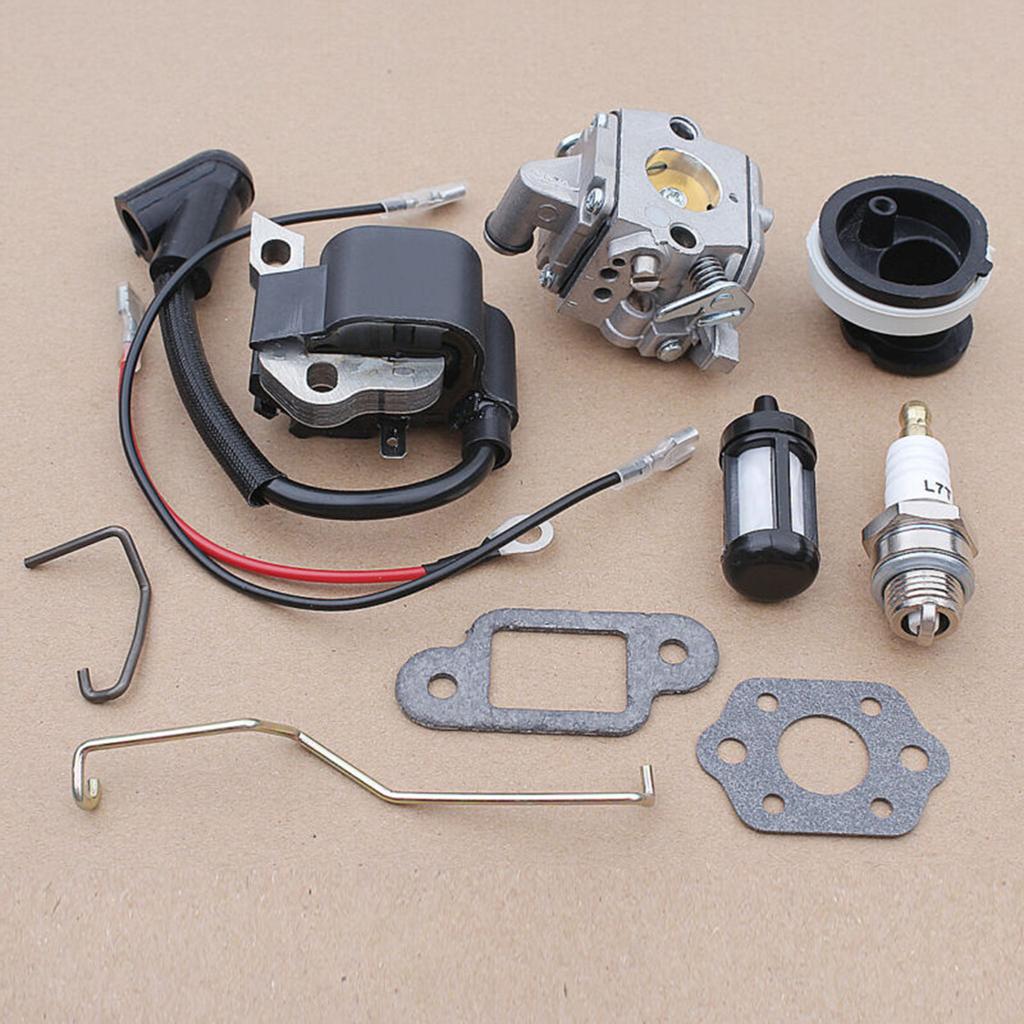 Carburetor Ignition Coil Fuel Flter Kit For Stihl 017 018 MS170 MS180 Chainsaw