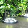 Solar Powered Ground Light 16 LEDs Outdoor Lawn Lights Waterproof Energy-Saving Garden Arrangement Landscape Lamp