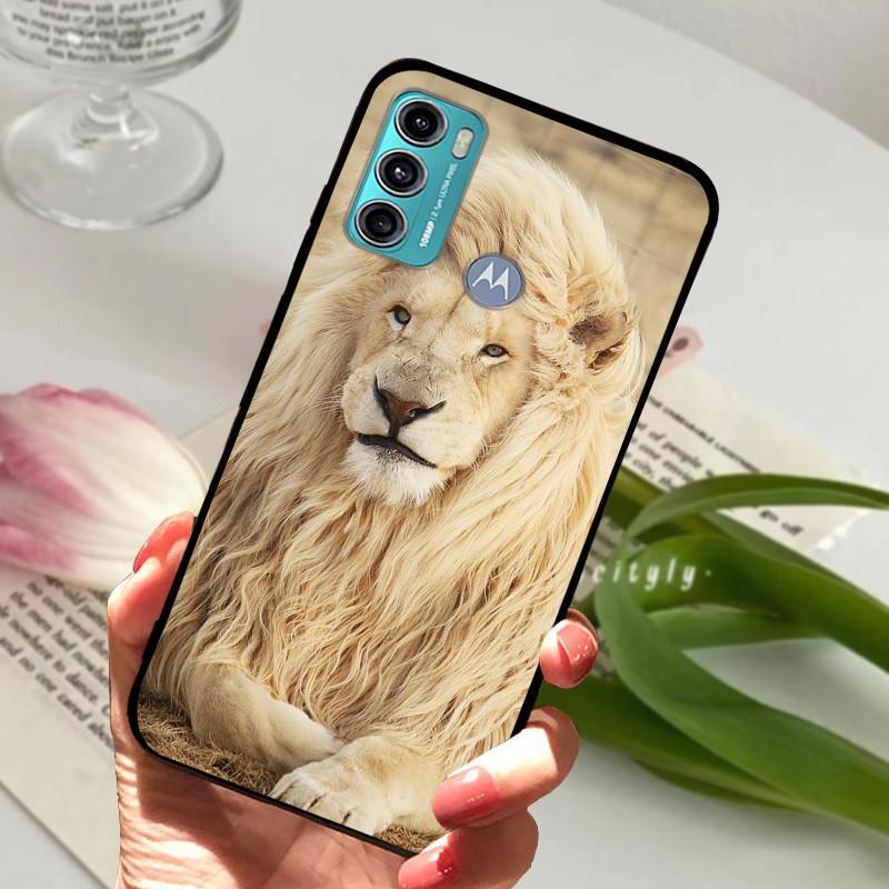 Чехол для Motorola Moto G60 Роскошный Ударопрочный Мягкий Силикон Черный Бампер Задняя Крышка Телефона Для Moto G40 Fusion G41 G31 G30 Fundas