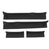 Door Sill Guards Black Rubber Front Rear 4 Doors Sill Protector Kit for JL JT 2018?2024 Door