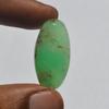 Натуральный драгоценный камень хризопраз кабошон 27 карат размер 30x15 мм овальная форма, изготовление ювелирных изделий ремесло поставки