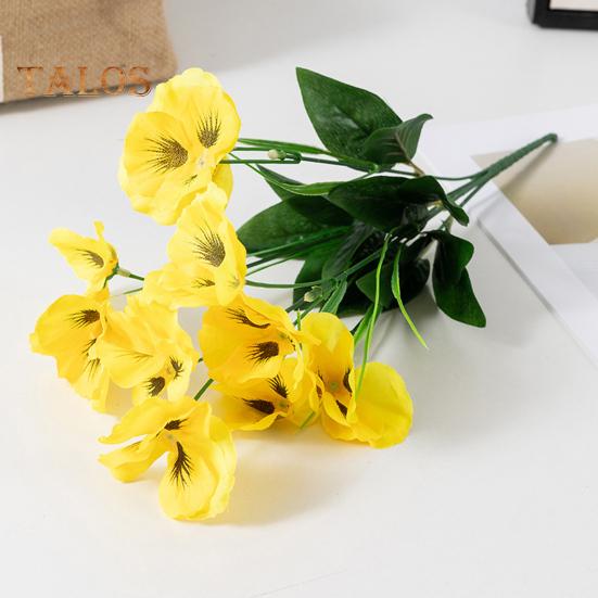 Искусственный цветок тонкой работы реквизит для фотосессии яркий цвет красивый искусственный ирис бабочка цветок дорожный декор свадебное украшение