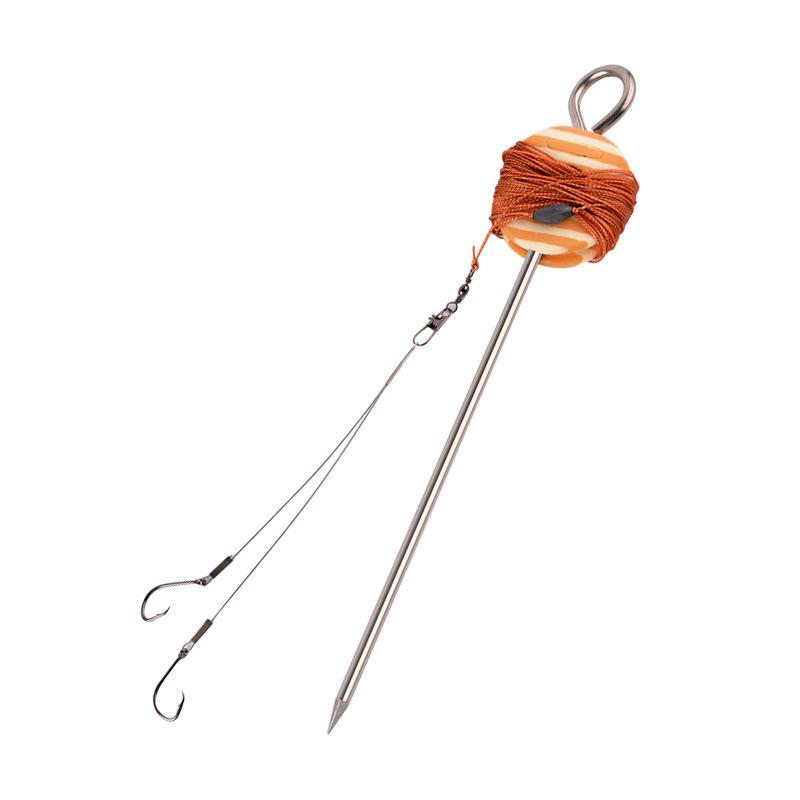 Незацепляющаяся оснастка с прямым крючком для сома и угря