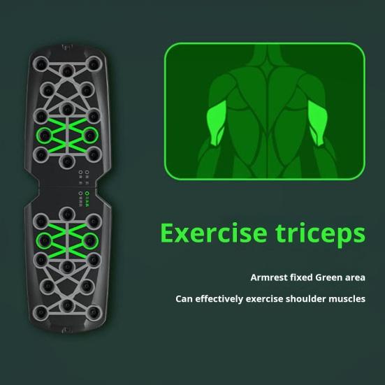 Складная доска для отжиманий с нескользящей ручкой, 28 отверстий, тренажер для мышц груди и живота, доска для отжиманий, домашний тренажер для фитнеса