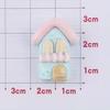 Kawaii Style Autumn Squirrel Mushroom House Mappe Leaf Theme Resin Cabochons Artificial Souvenir