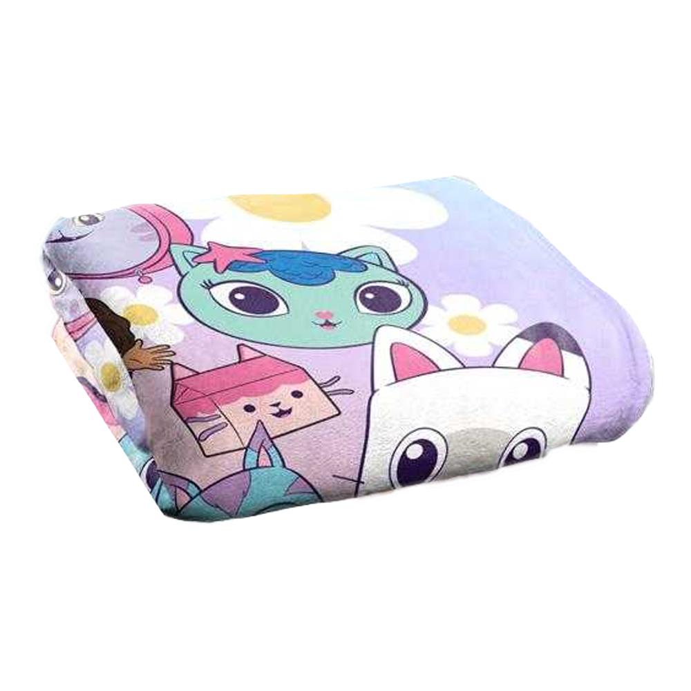 Gabby's Dollhouse Gabbys Cats Rainbow Soft Touch Blanket