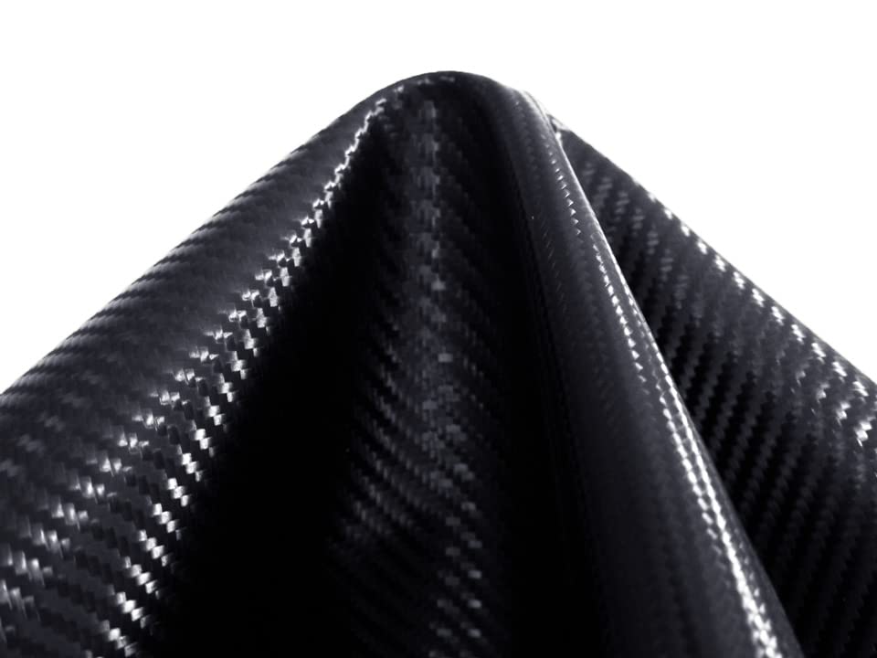 Синтетическая кожа карбоновая кожа 92 x 44 см ткань, (черный)