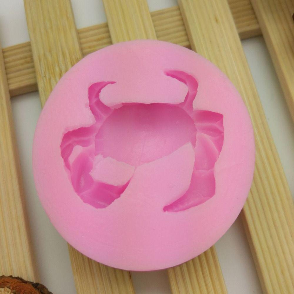 2pcs Crab Shape Kitchen Baking Decoration Tools Silicone Cake Decorating  Party, Wedding, Gifts