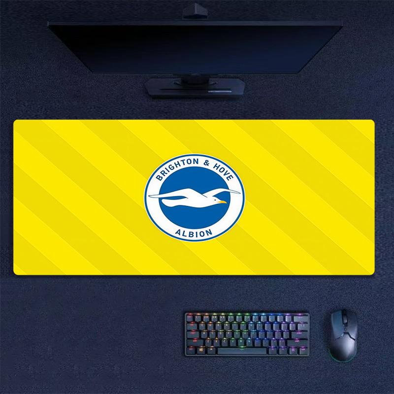 Подушка с принтом Brighton & Hove Albion Нескользящий Коврик для ноутбука, планшета, большой коврик для мыши XXL Игровой коврик для мини-ПК С заблокированным краем