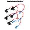12V Car Fuse Box Holder Add-a-Circuit Adapter Auto Motri Insurance APM Tap Mini Blade Micro Fuse Set Accessories 5 Pcs