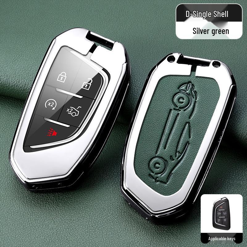 Премиальный металлический чехол для ключа Cadillac XT5, CT5, XT4, XT6, CT6, XTS, ATSL, CT4