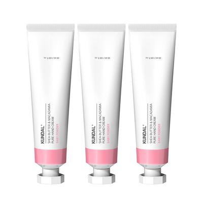 Крем для рук с маслом ши и макадамией Pure Hand Powder Fragrance, 50 мл, 3 шт.