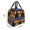 Burger Quizz New Logo Insulated Lunch Bag for Women Office Cooler Thermal Food Box Tote Leakproof Lunch Boxes Container