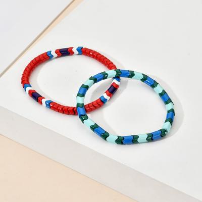Подарки для вечеринок DIY Wave Stacking Coloful Boho Gold Besele Bracele Регулируемый браслет-обертка для женщин Модные браслеты из камня Ювелирные изделия