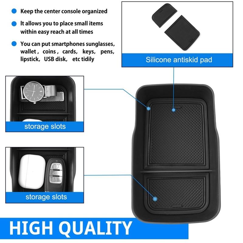 Centre Console Organiser Armrest Storage Box Tray For Jeep Avenger EV 2023 2024 Glove Box Interior Accessories