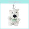 Adorable West Highland Terrier Plush Toy With Sound Soft Short Plush Material