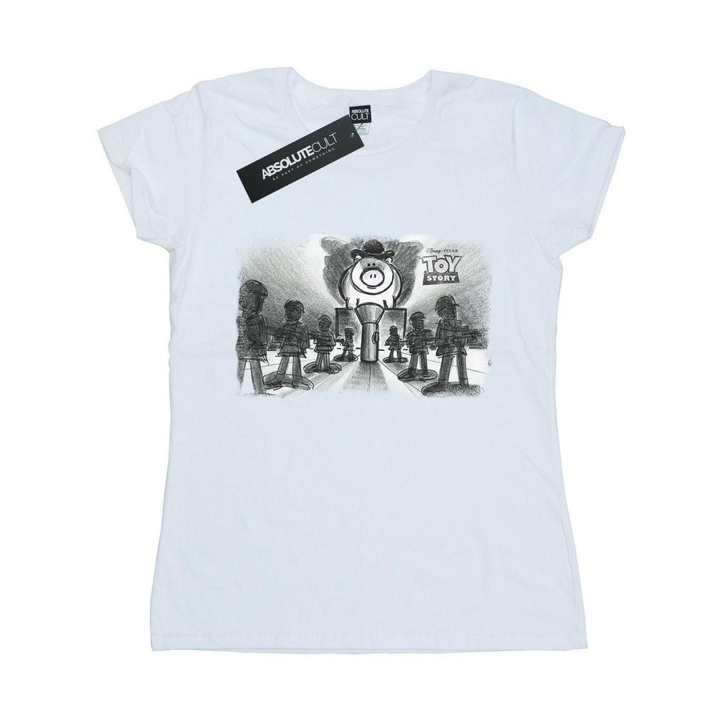 Disney Womens/Ladies Toy Story Evil Dr Pork Chop Cotton T-Shirt