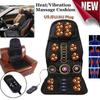 New Vibration Massage Seat Cushion with Heating - 8 Massage Styles for Neck, Shoulders, Back/Lumbar, Thighs - Perfect for Home, Office, Car