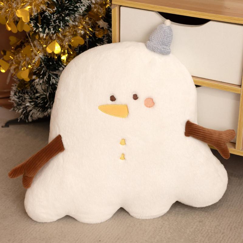 Christmas Snowman Deer Tree Santa Claus Plush Toy With Pp Cotton Filling For Holiday Decor Gift Set