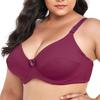Элегантный бралетт полной посадки для женщин больших размеров - Без подкладки, Ультратонкий комфорт