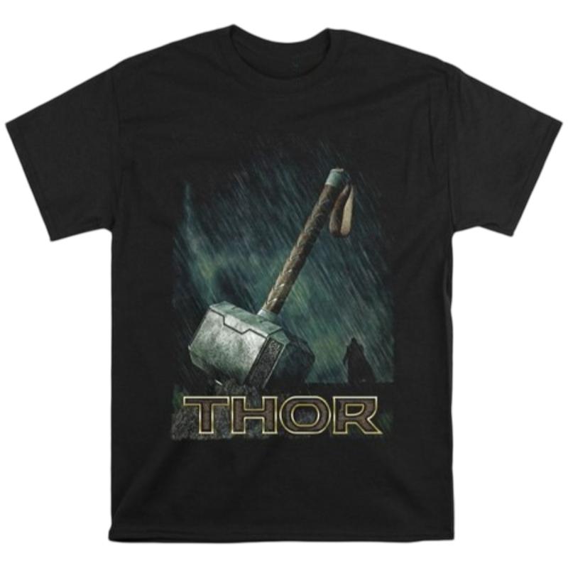 Thor TShirt Unisex Short Sleeve Combed Cotton Slim Cut Urban Crew Neck Daily Casual Top for Him  Her Daily Wear