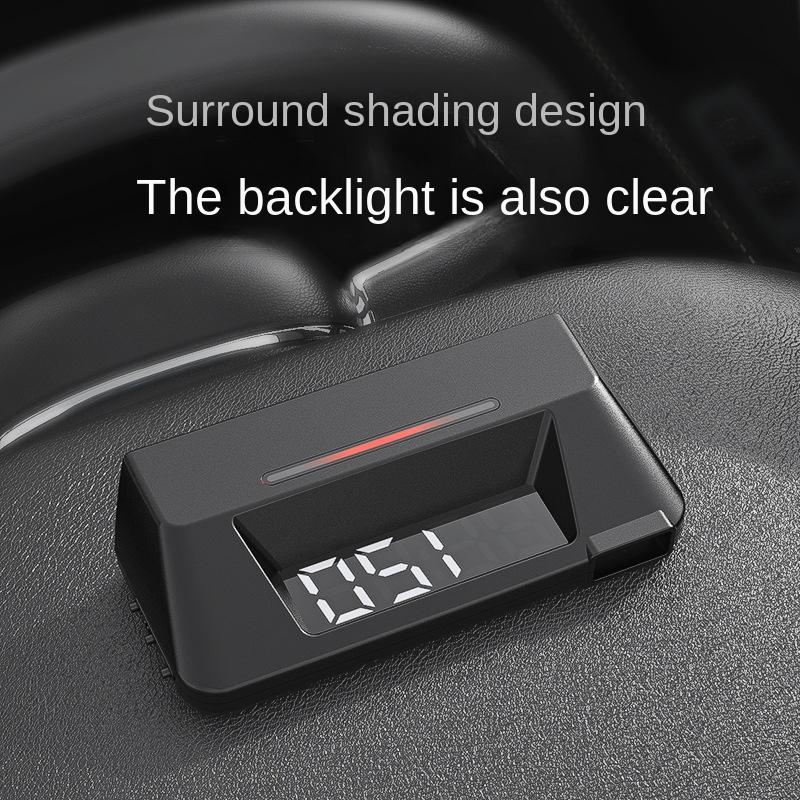 Универсальный автомобильный HUD, цифровой OBD-спидометр, система сигнализации превышения скорости