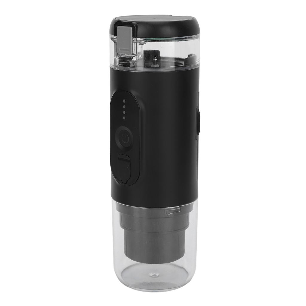 Portable Coffee Maker Travel Coffee Machine Compatible with Capsule and Ground USB Charging for