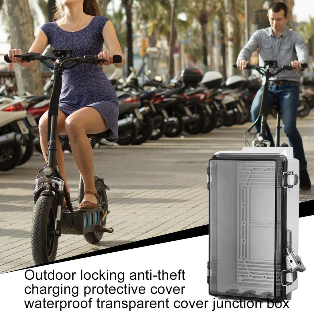 Уличная распределительная коробка Водонепроницаемая крышка для удлинителя Погодозащищенная коробка для вилки с замком Защита электрической розетки Розетка с вилкой
