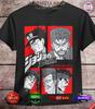 Jotaro Joseph Kakyoin JoJo's Bizarre Adventure Shirt Anime JJBA Tee T-Shirt Toon