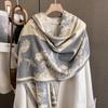 Women's Fall and Winter Thickened Elegant Korean Style Multi-functional Scarf Spring Leisure Comfortable Shawl