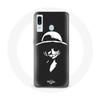 Case - MANIACASE - Samsung Galaxy A30 - Soft Silicone - One Piece Manga Luffy - Black